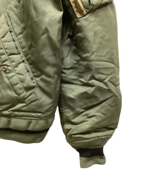 Schott（ショット）Schott (ショット) stussy (ステューシー) フライトジャケット カーキ サイズ:Lの古着・服飾アイテム