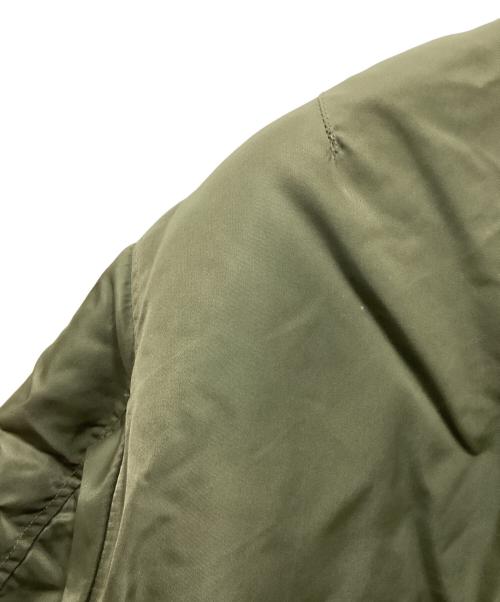 Schott（ショット）Schott (ショット) stussy (ステューシー) フライトジャケット カーキ サイズ:Lの古着・服飾アイテム