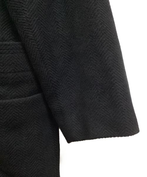 Christian Dior MONSIEUR（クリスチャンディオールムッシュ）Christian Dior MONSIEUR (クリスチャンディオールムッシュ) アンゴラブレンドダブルコート ブラック サイズ:Mの古着・服飾アイテム