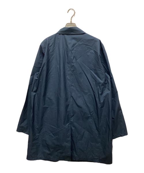 MARGARET HOWELL（マーガレットハウエル）MARGARET HOWELL (マーガレットハウエル) ナイロンステンカラーコート ブルー サイズ:XLの古着・服飾アイテム