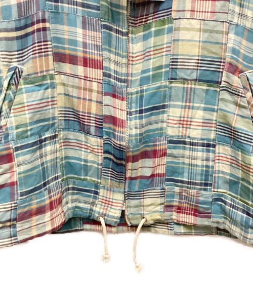 VAN（ヴァン）VAN (ヴァン) パッチワーク マリンパーカー ブルー サイズ:LLの古着・服飾アイテム