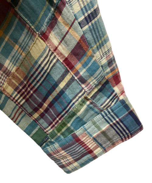 VAN（ヴァン）VAN (ヴァン) パッチワーク マリンパーカー ブルー サイズ:LLの古着・服飾アイテム