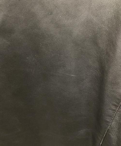 Capri（カプリ）Capri (カプリ) ラムレザーシングルライダースジャケット ブラック サイズ:48の古着・服飾アイテム