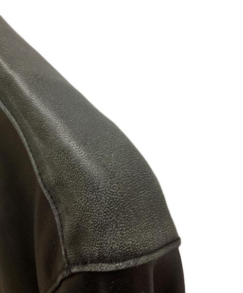 Capri（カプリ）Capri (カプリ) ラムレザーシングルライダースジャケット ブラック サイズ:48の古着・服飾アイテム