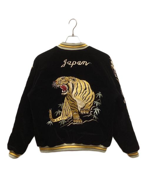 TAILOR 東洋（テーラー東洋）TAILOR 東洋 (テーラー東洋) SOUVENIR JACKET / リバーシブルスカジャン ブラック サイズ:Lの古着・服飾アイテム