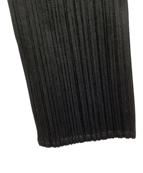 PLEATS PLEASE（プリーツプリーズ）PLEATS PLEASE (プリーツプリーズ) ロングプリーツカーディガン ブラック サイズ:3の古着・服飾アイテム