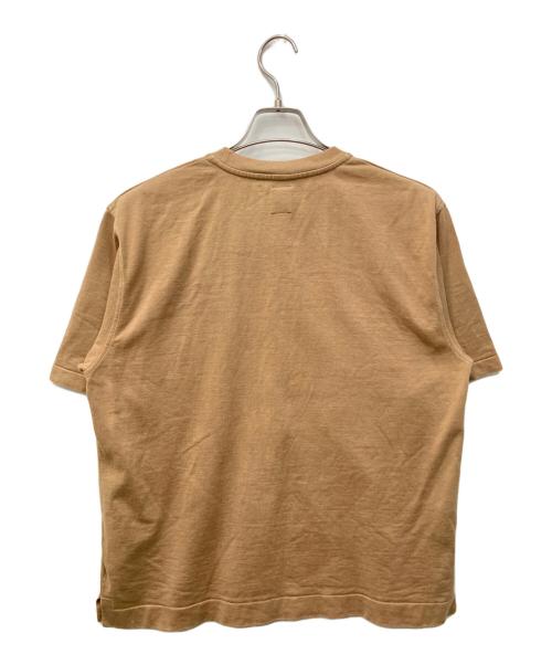 BATONER（バトナ―）BATONER (バトナ―) クルーポケットTシャツ ブラウン サイズ:2の古着・服飾アイテム