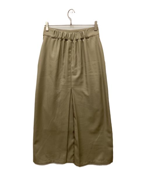 crewre（クルー）crewre (クルー) バックタックナロースカート ベージュ サイズ:3の古着・服飾アイテム