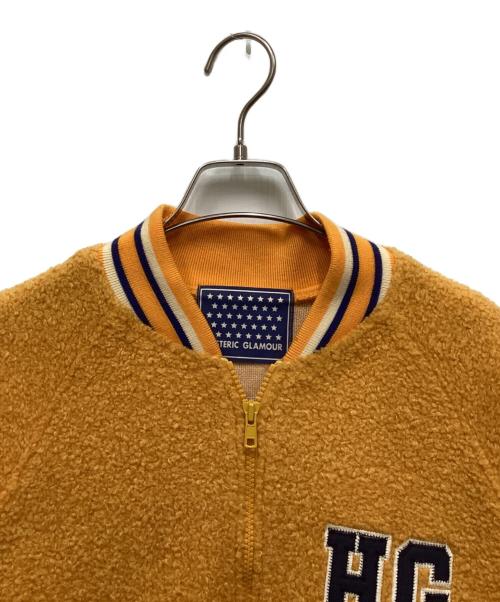Hysteric Glamour（ヒステリックグラマー）Hysteric Glamour (ヒステリックグラマー) ワッペンボアブルゾン オレンジ サイズ:FREEの古着・服飾アイテム