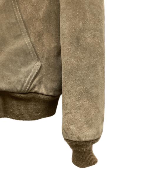 Schott（ショット）Schott (ショット) 80'sスウェードフーディージャケット ブラウン サイズ:40の古着・服飾アイテム