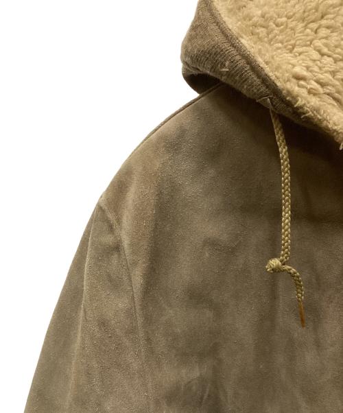 Schott（ショット）Schott (ショット) 80'sスウェードフーディージャケット ブラウン サイズ:40の古着・服飾アイテム