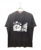 MONCLERモンクレール）の古着「プリント半袖Tシャツ」｜ブラック