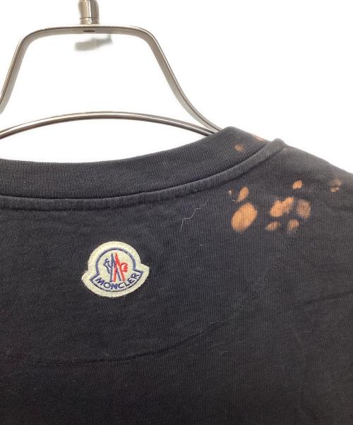 MONCLER（モンクレール）MONCLER (モンクレール) プリント半袖Tシャツ ブラック サイズ:Lの古着・服飾アイテム