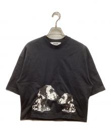 MSGM（エムエスジーエム）の古着「ダルメシアンプリントT」｜ブラック