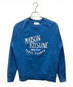 maison kitsuneメゾンキツネ）の古着「パレロワイヤルスウェットシャツ」｜ブルー