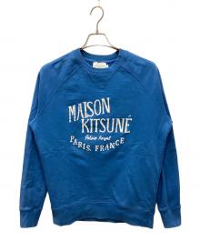 maison kitsune（メゾンキツネ）の古着「パレロワイヤルスウェットシャツ」｜ブルー