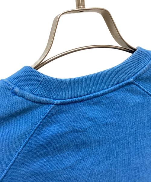 maison kitsune（メゾンキツネ）MAISON KITSUNE (メゾンキツネ) パレロワイヤルスウェットシャツ ブルー サイズ:Mの古着・服飾アイテム