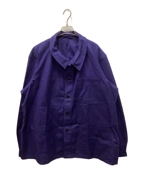 USED（ユーズド）USED (ユーズド) フレンチワークジャケット ネイビー サイズ:表記無しの古着・服飾アイテム