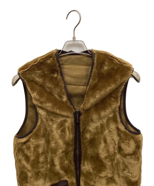 Barbour（バブアー）Barbour (バブアー) Warm Pile Waistcoat Zip-In Liner ベスト ブラウン サイズ:36の古着・服飾アイテム