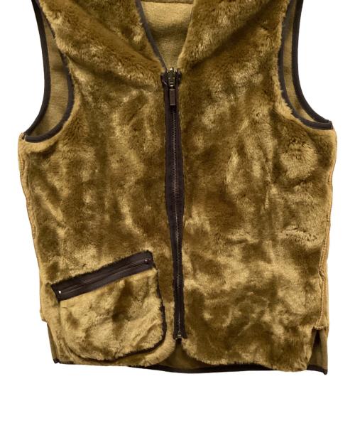 Barbour（バブアー）Barbour (バブアー) Warm Pile Waistcoat Zip-In Liner ベスト ブラウン サイズ:36の古着・服飾アイテム