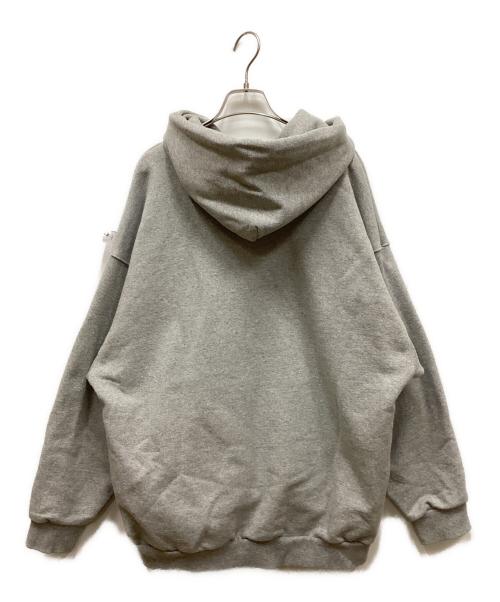 NAUTICA（ノーティカ）NAUTICA (ノーティカ) Arch logo sweat Hoodie グレー サイズ:Lの古着・服飾アイテム