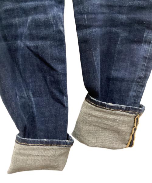 DSQUARED2（ディースクエアード）DSQUARED2 (ディースクエアード) ダメージ加工デニムパンツ インディゴ サイズ:46の古着・服飾アイテム