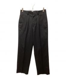 cornier（コルニエ）の古着「ウールライトミルド・スラックス」｜グレー