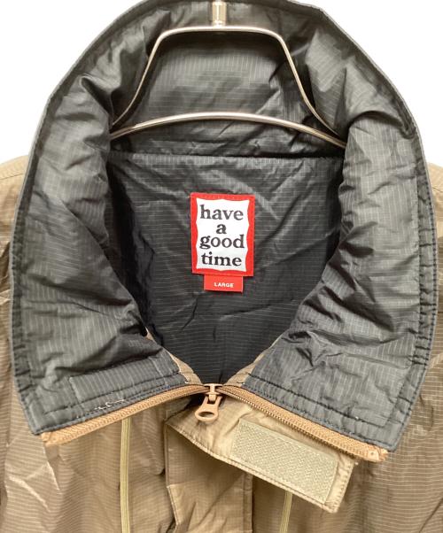 have a good time（ハブアグッドタイム）have a good time (ハブアグッドタイム) アノラックパーカー ブラック×ブラウン サイズ:Lの古着・服飾アイテム