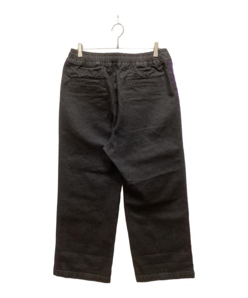 GIDEAL（ジディール）GIDEAL (ジディール) ワイドデニムイージームパンツ ブラック サイズ:02の古着・服飾アイテム