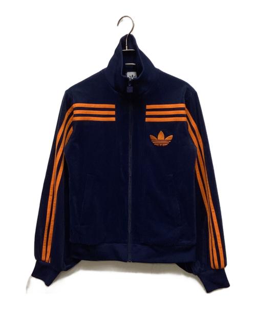 adidas（アディダス）adidas (アディダス) 復刻/70S VELOUR TRACKTOP ネイビー サイズ:Sの古着・服飾アイテム