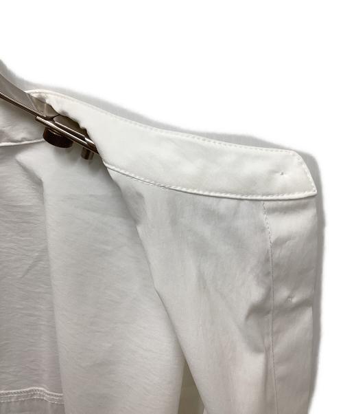 UN3D.（アンスリード）UN3D. (アンスリード) ヘムギャザーシャツ ホワイト サイズ:Fの古着・服飾アイテム