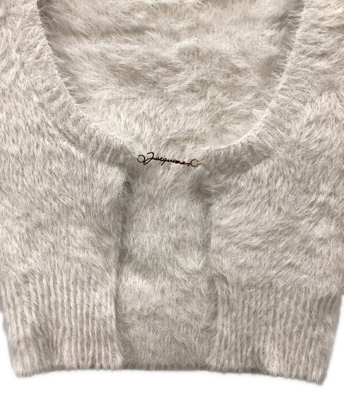 jacquemus（ジャックムス）jacquemus (ジャックムス) SSシャギーカーディガン アイボリー サイズ:34の古着・服飾アイテム