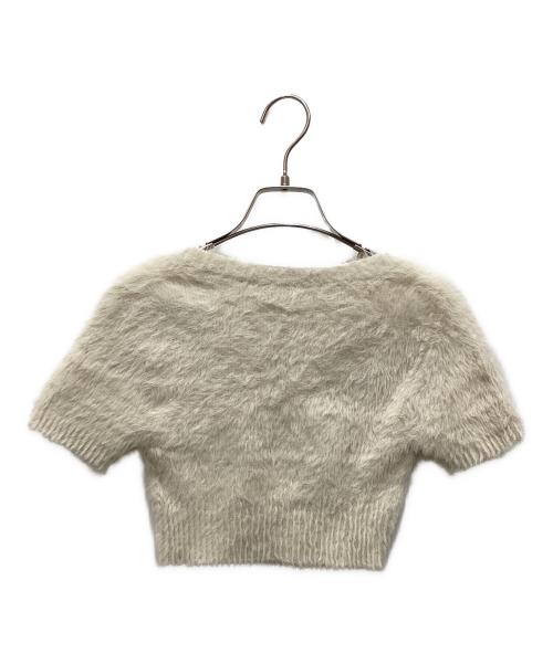 jacquemus（ジャックムス）jacquemus (ジャックムス) SSシャギーカーディガン アイボリー サイズ:34の古着・服飾アイテム