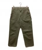 CarHarttカーハート）の古着「SINGLE KNEE PANT/ダックペインターパンツ」｜オリーブ