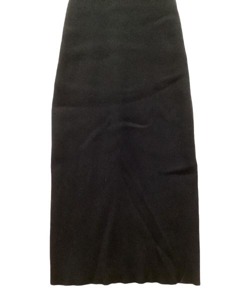darich（ダーリッチ）Darich (ダーリッチ) オフショルニットリボンワンピース ブラック サイズ:FREEの古着・服飾アイテム