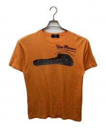 CABANE de ZUCCa（カバンドズッカ）の古着「プリントTシャツ」｜オレンジ