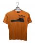 CABANE de ZUCCa（カバンドズッカ）の古着「プリントTシャツ」｜オレンジ