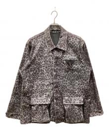glamb（グラム）の古着「レオパードプリントジャケット」｜パープル×グレー