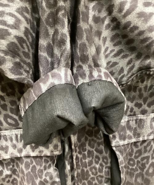 glamb（グラム）glamb (グラム) レオパードプリントジャケット パープル×グレー サイズ:3の古着・服飾アイテム