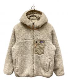 Patagonia（パタゴニア）の古着「キッズ・リバーシブル・レディ・フレディ・フーディ」｜ベージュ