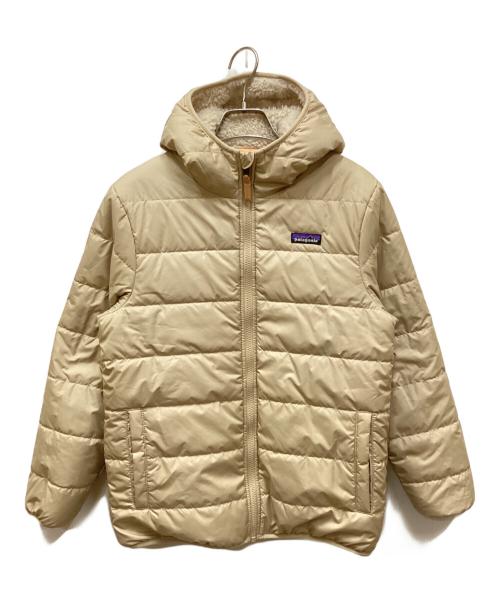 Patagonia（パタゴニア）Patagonia (パタゴニア) キッズ・リバーシブル・レディ・フレディ・フーディ ベージュ サイズ:不明(キッズサイズ)の古着・服飾アイテム