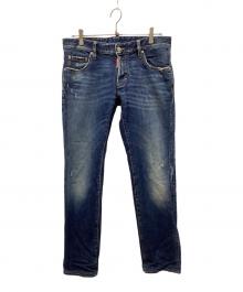 DSQUARED2（ディースクエアード）の古着「加工デニムパンツ」｜インディゴ