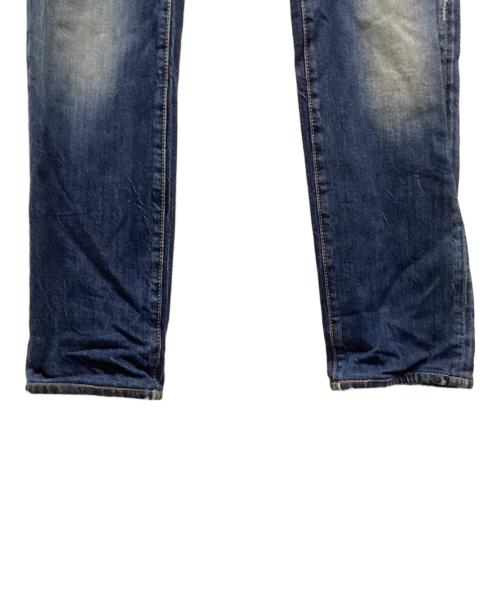 DSQUARED2（ディースクエアード）DSQUARED2 (ディースクエアード) 加工デニムパンツ インディゴ サイズ:48の古着・服飾アイテム