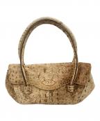 TOD'Sトッズ）の古着「コーニッシュウェーブハンドバッグ」｜ブラウン