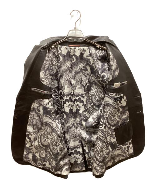 PS Paul Smith（ＰＳポールスミス）PS Paul Smith (ＰＳポールスミス) ラムレザーテーラードジャケット ブラウン サイズ:L2の古着・服飾アイテム