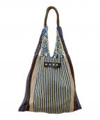 MARNIマルニ）の古着「ハンモックトート」｜ブルー×ブラウン