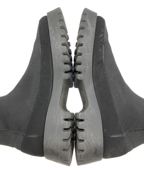 SNEAKERS by emmi（スニーカーズバイエミ）SNEAKERS by emmi (スニーカーズバイエミ) ecoニットブーツ ブラック サイズ:24cmの古着・服飾アイテム