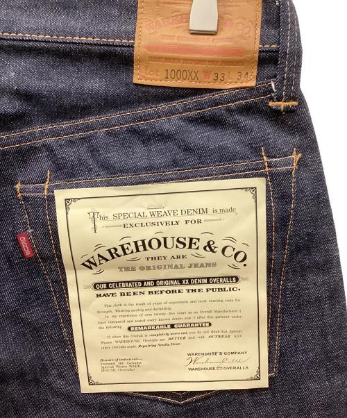 WAREHOUSE（ウエアハウス）WAREHOUSE (ウエアハウス) 1000XXセルビッチデニムパンツ インディゴ サイズ:W33L34 未使用品の古着・服飾アイテム