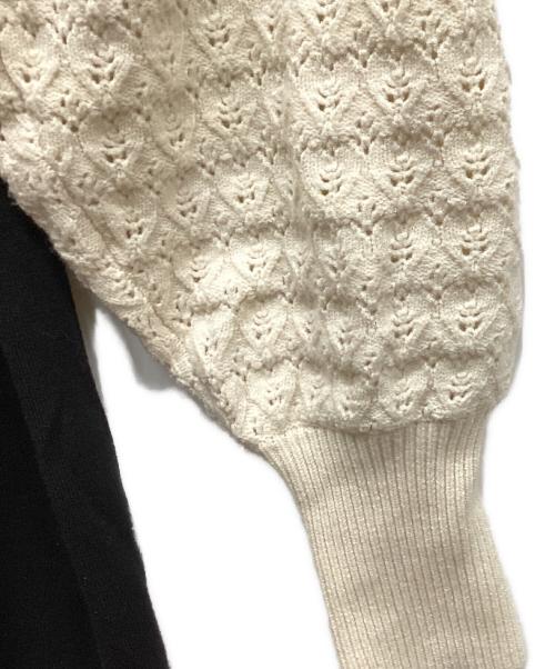 KUOSE（クオセ）KUOSE (クオセ) クロップドカーディガンとドレス ブラック サイズ:Sの古着・服飾アイテム