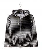 STANDARD CALIFORNIAスタンダードカリフォルニア）の古着「パイルジップパーカー」｜ホワイト×ブルー